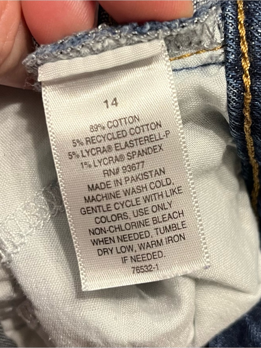 A.n.a. Slim Bootcut Jeans size 14 - Picture 6 of 7
